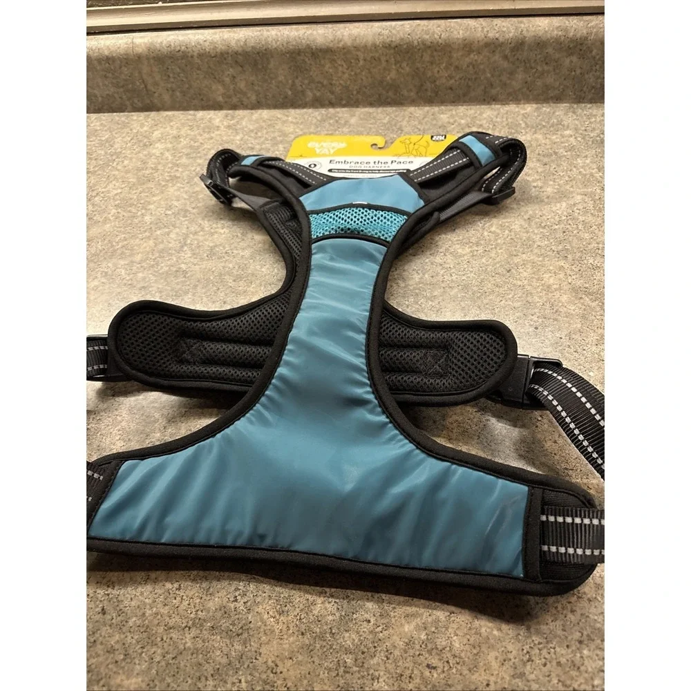 EveryYay Embrace the Pace Teal Reflective Dog Harness, 2XL/3XL Brand New